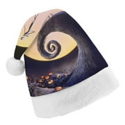 The Nightmare Before Christmas Christmas Hat for Adult And Kids Xmas Decor Ornaments Christmas New Year Festive Holiday Party Supplies Plush Santa Claus Hats